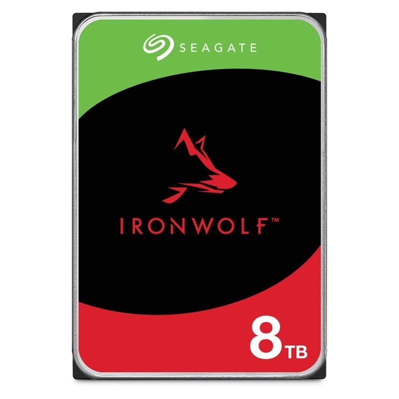 Seagate Ironwolf Nas 8TB, 3.5" Sata Hard Drive, 3YR WTY (Ver 2)