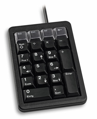 Cherry Numeric Pad 21 Keys Usb Black Includes 4 Function Keys -2 Year Warranty