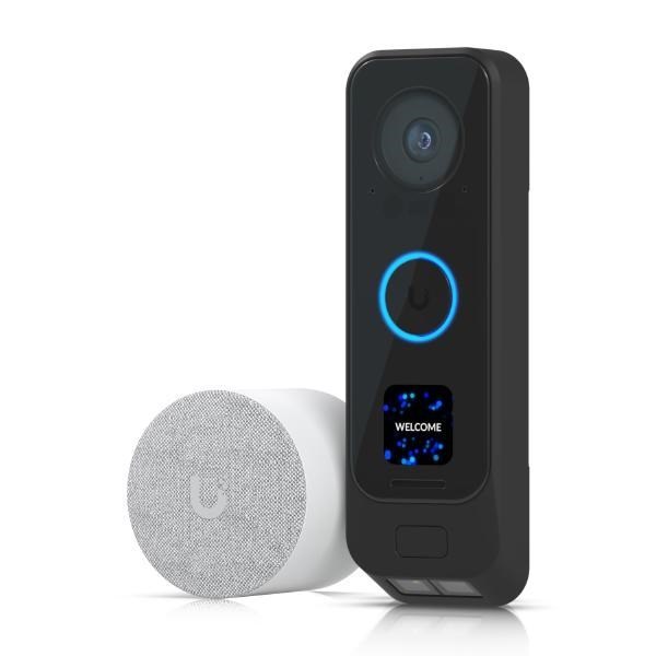 Ubiquiti UVC-G4-Doorbell Pro PoE Kit Unifi Pro PoE Doorbell Kit, 2MP Camera, Secondary Package Camera, 6M Ir Range, Includes PoE Chime, Powered BY PoE