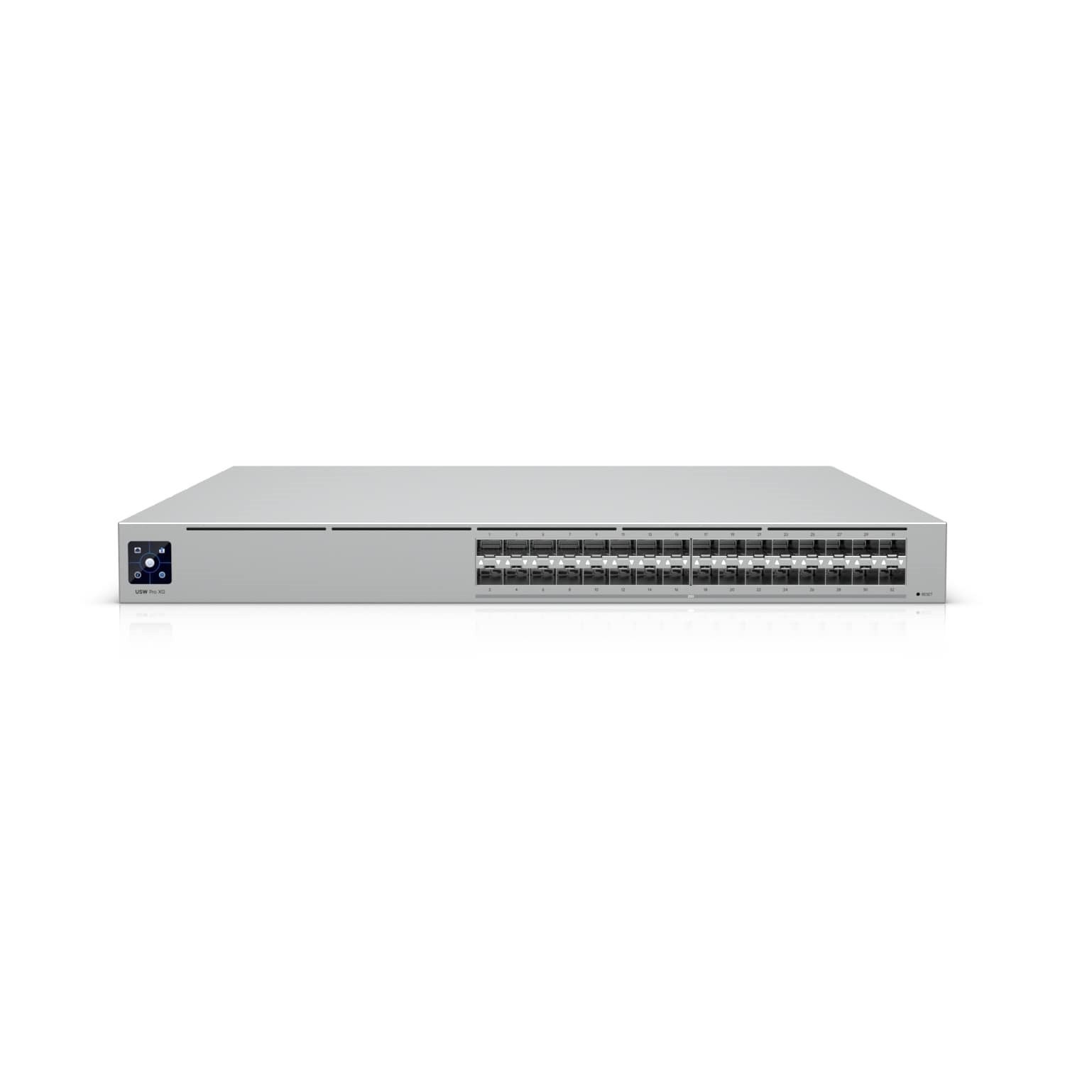 Ubiquiti UniFi Switch Pro XG Aggregation, (32)25G SFP28, Layer3, 1.6 TBPS, Rack Mount, 1YR