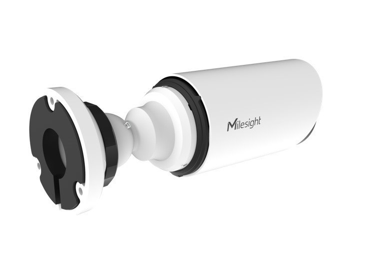 MileSight 2MP Weather-Proof Mini Bullet Camera, Fixed Lens, 50M Ir Distance, PoE, Ip67, Ik10