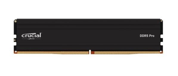 Crucial Pro 64GB (1x64GB) DDR5 Udimm 5600MHz CL46 Black Heat Spreader Support Intel XMP Amd Ryzen Desktop PC Gaming Memory