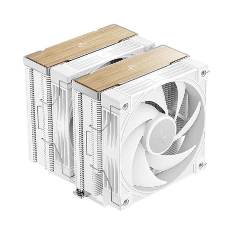 DeepCool Ak620 G2 WH Wood Grain Top Cover Cpu Cooler, 4-Pin PWM, Hydro Bearing Intel Lga1851/1700/1200/1151/1150/1155/ Am5/Am4