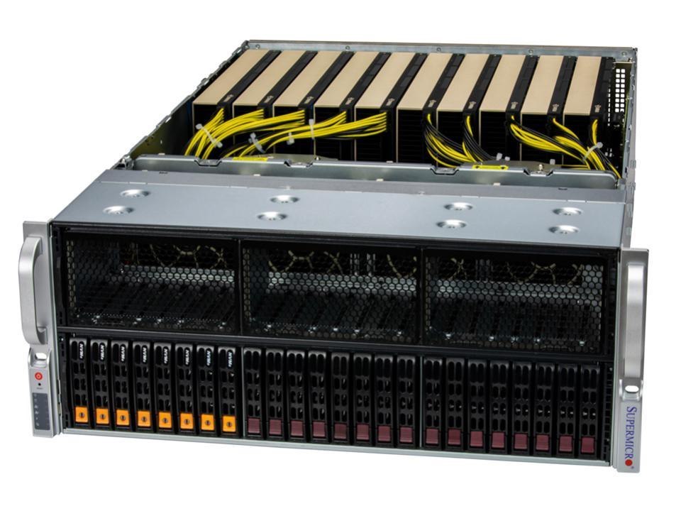 SuperMicro All Configurations Are Built To Order. To Obtain A Quote, Ask Your MMT Account Manager To Put You In Touch With Our Nvidia & Supermicro team.
Supermicro's Sys-421Ge-Tnrt Has A Flexible Desi