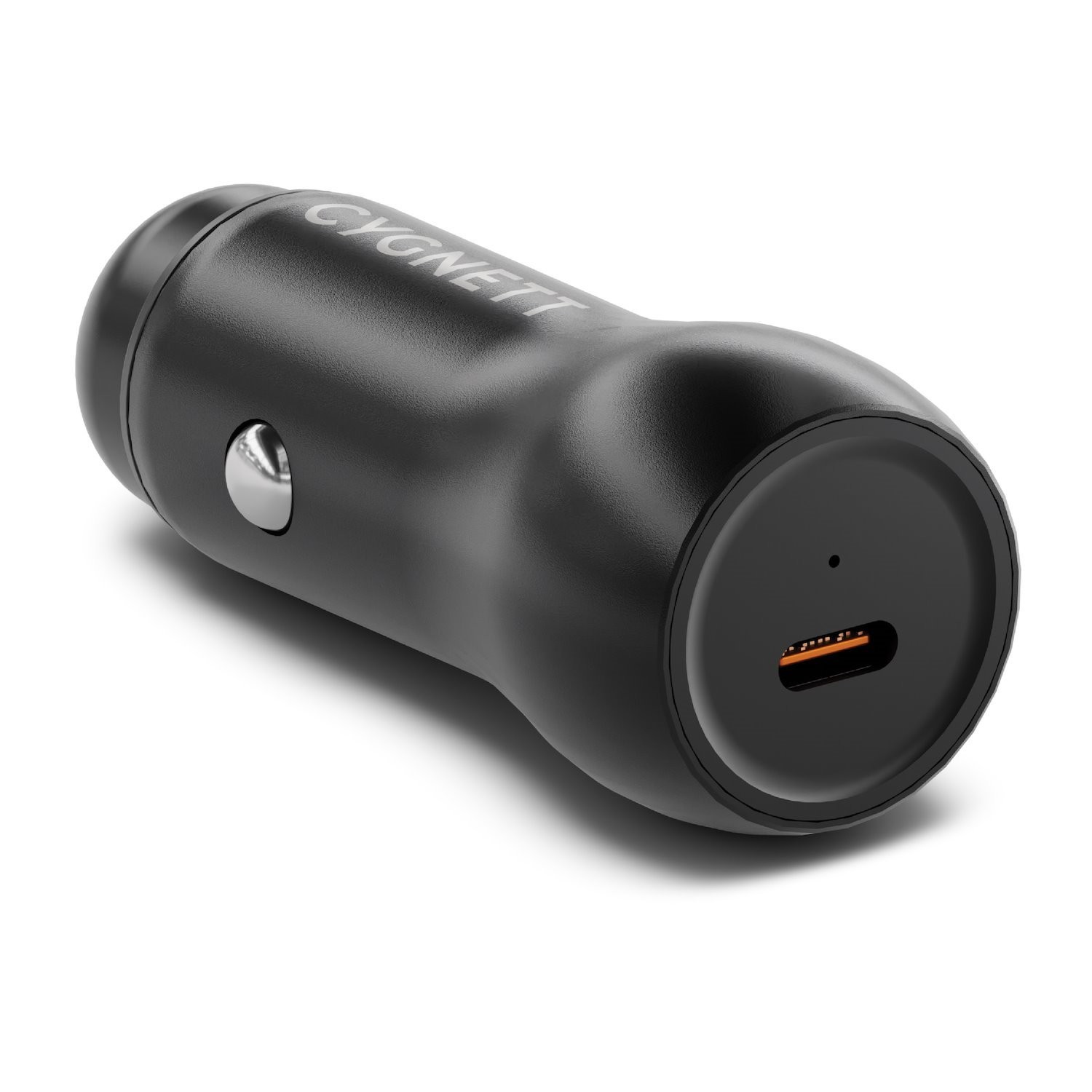 Cygnett CarPower 45W Usb-C Car Charger - Black (CY4707CYCCH), Aluminium Alloy Finish, Led Charge Indicator, 2 Years Warranty