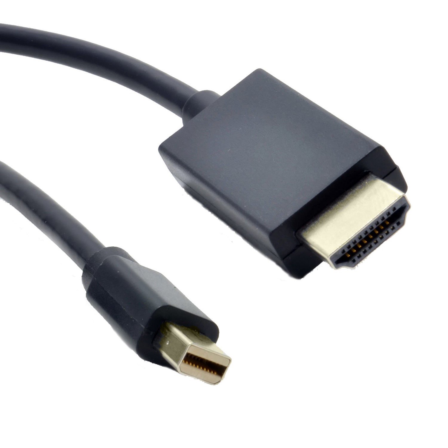 4Cabling 2M Mini DisplayPort Male - Hdmi Male Cable: Black