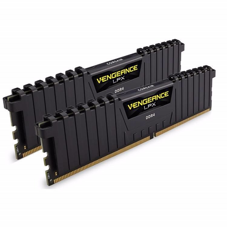 Corsair Vengeance LPX DDR4, 3200MHz 64GB 2x32GB Dimm, Unbuffered, 16-20-20-38, XMP 2.0, Black Heatspreader, Black PCB, 1.35V