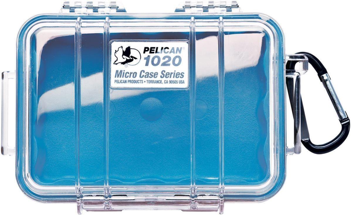 Pelican 1020 Micro Case Clear / Blue