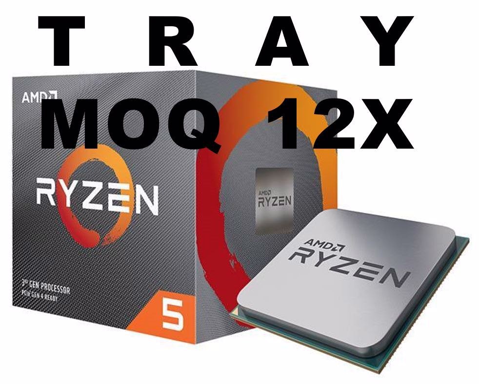 Amd (Moq 12X If Not Installed On MBs) Amd Ryzen 5 1600 Yd1600bbm6iae 6 Core/12 Threads Am4 Cpu, No Fan, 1YW (Amdcpu)(Amdbox)(Tray-P)
