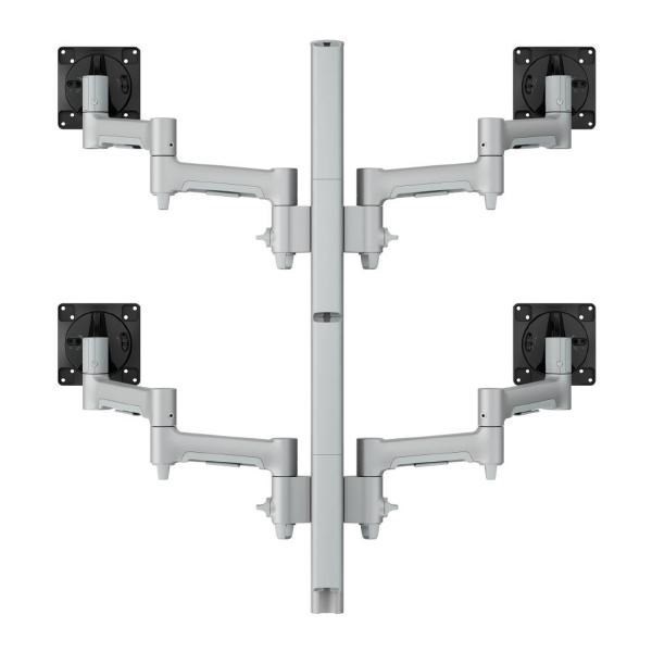 Atdec Desk Mount for Monitor - Silver
