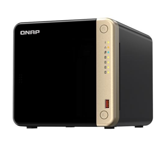 Qnap 4-Bay Nas, 3.5"(0/4), Cel QC-2.9GHz, 8GB, 2.5GbE(2), M.2(2), PCIe, TWR, 3YR WTY