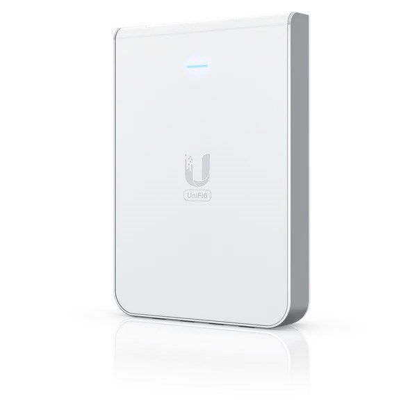 Ubiquiti UniFi Access Point | U6-Iw | UniFi Wi-Fi 6 In-Wall Access Point With A Built-In PoE Switch