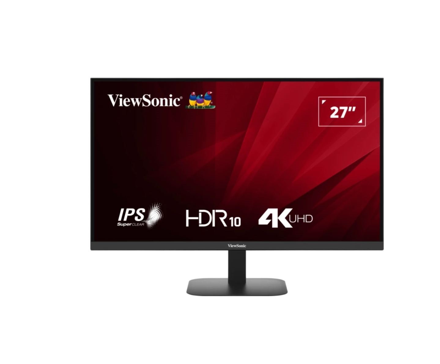 ViewSonic Promo ViewSonic 27' 4K 3840 X 2160 SuperClear Ips, HDR10, 2X Hdmi And DP X1, Eye Pro Tech.Seamless, Vesa 75, Eco Mode, Joy Key Rear, Office Monitor