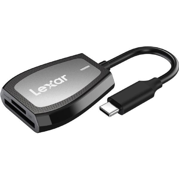 Lexar Usb-C™ Dual-Slot Reader Transfer Speeds Up To 312MB/s1 Read. For Added Convenience, It Is Backwards Compatible With Uhs-I Cards And Has A Usb-C