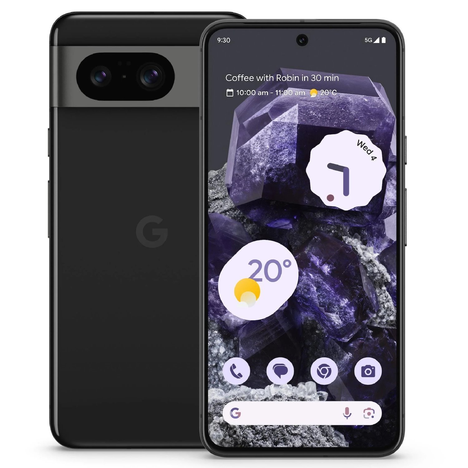 Google Pixel 8 5G 256GB - Obsidian (Ga04833-Au)*Au Stock*, 6.2',Oled, 120Hz, 8GB/256GB, 50MP/10.5MP, Single Sim + Esim, 4575mAh,2Year Warranty