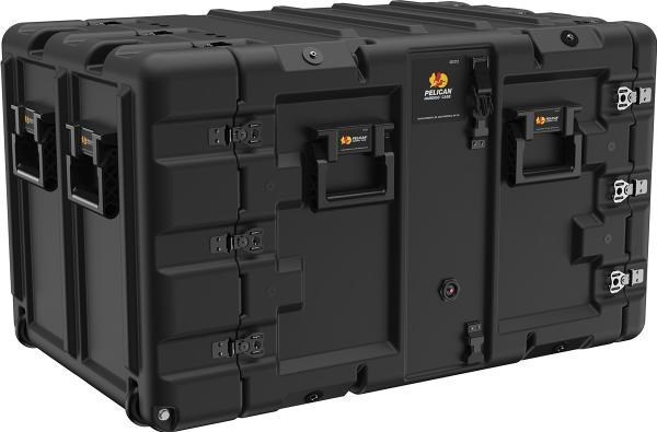 Pelican Super-V-9U Black Case Supports 19" Racks
