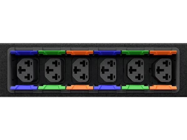 Vertiv Geist F0144849 Basic 1U Pdu, 16A, 230V, 1U, 12X Locking Iec C13/C19 Combination Outlets, 3M C20 Cable