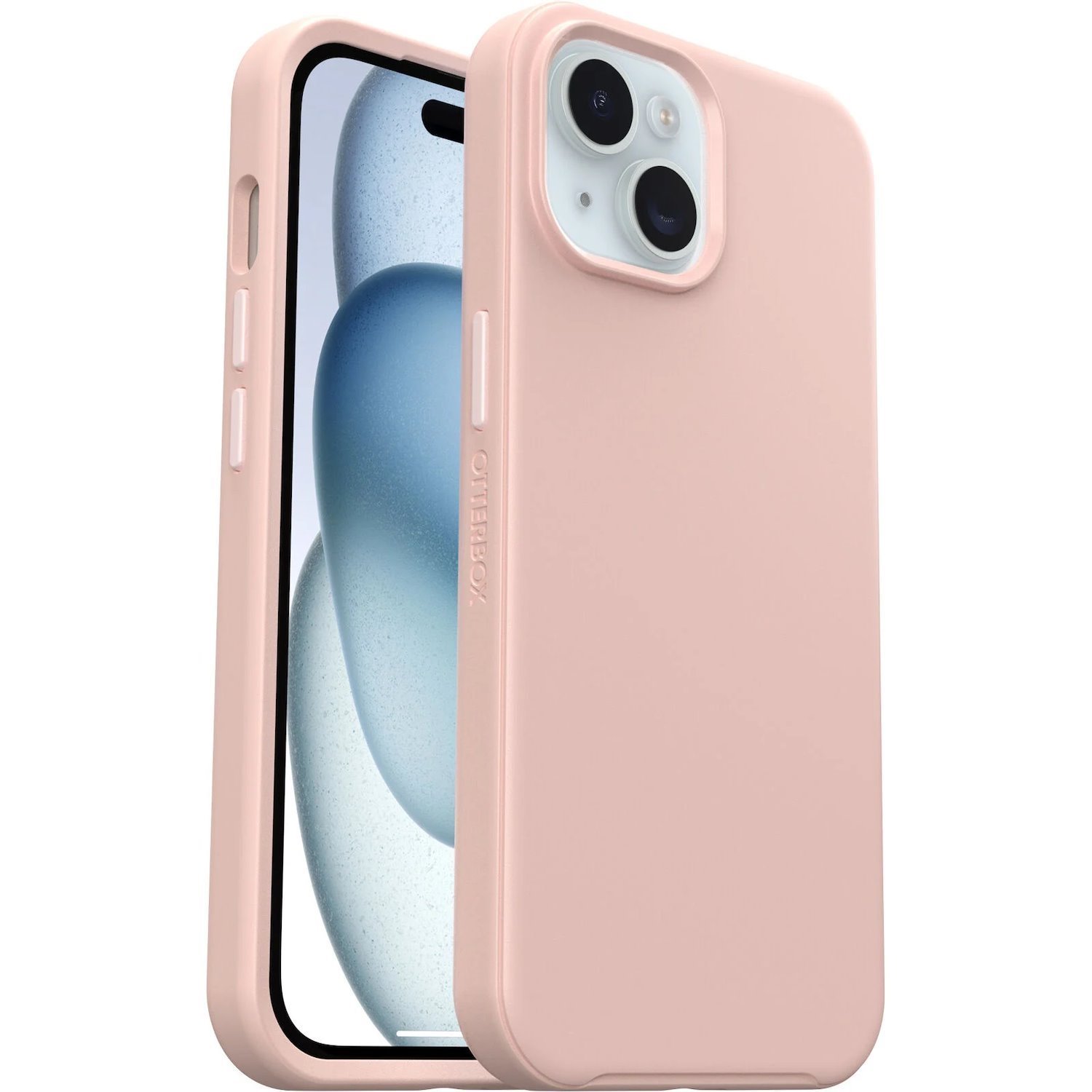 OtterBox Symmetry+ Case for Apple iPhone 15 Smartphone - Rose