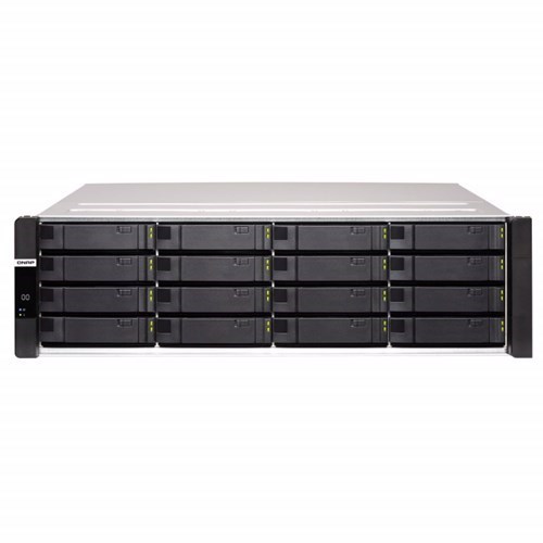 Qnap Es1686dc Nas, 16 Bay (No Disk), D-214It X 2, 128GB, M.2(2), 10GbE SFP+(4x2), 5YR WTY
