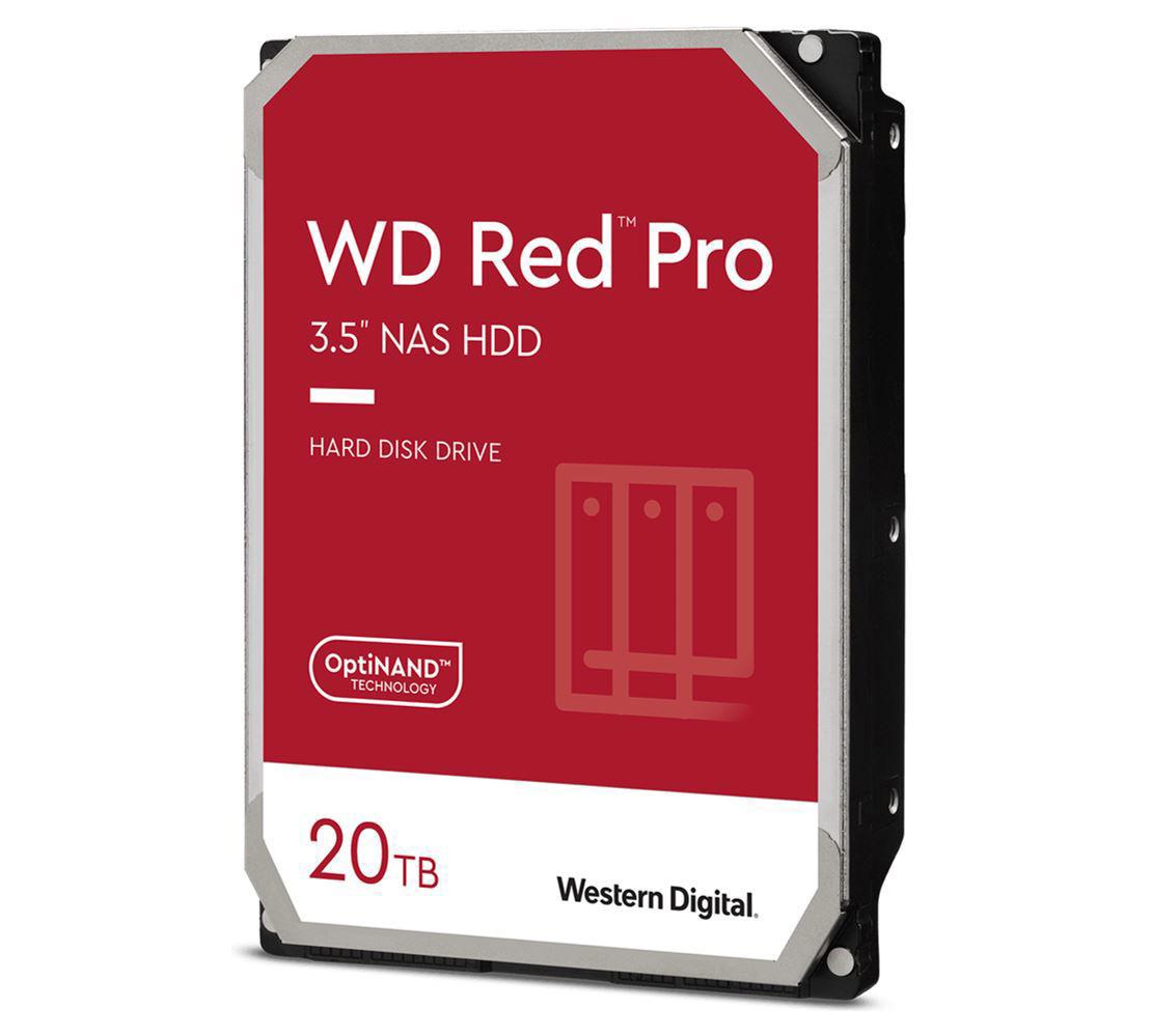 WD Red Pro WD201KFGX 20 TB Hard Drive - 3.5" Internal - SATA (SATA/600) - Conventional Magnetic Recording (CMR) Method