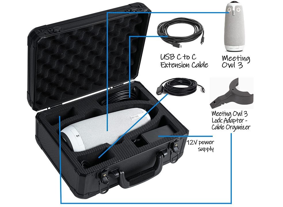 Talos Tech Carrying Case for Meeting Owl 3