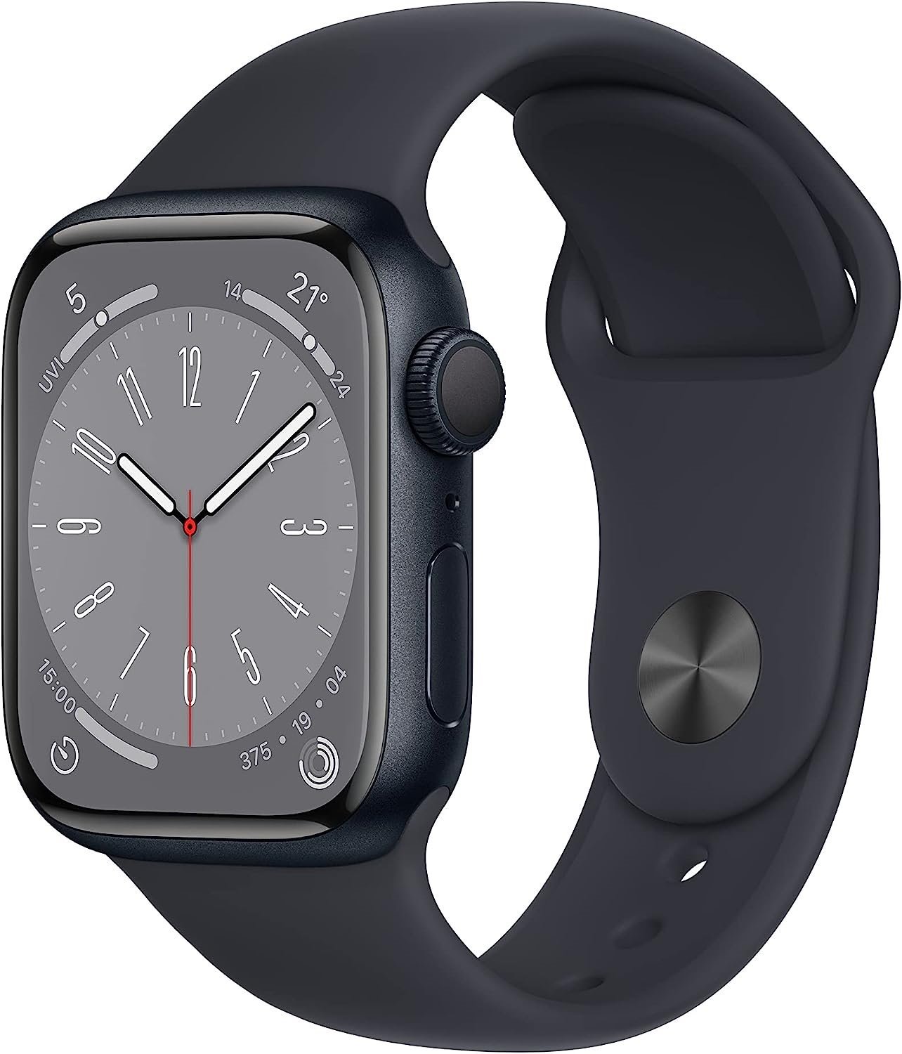 Apple Watch Series 8 [GPS 41mm] Smart Watch Midnight Aluminium