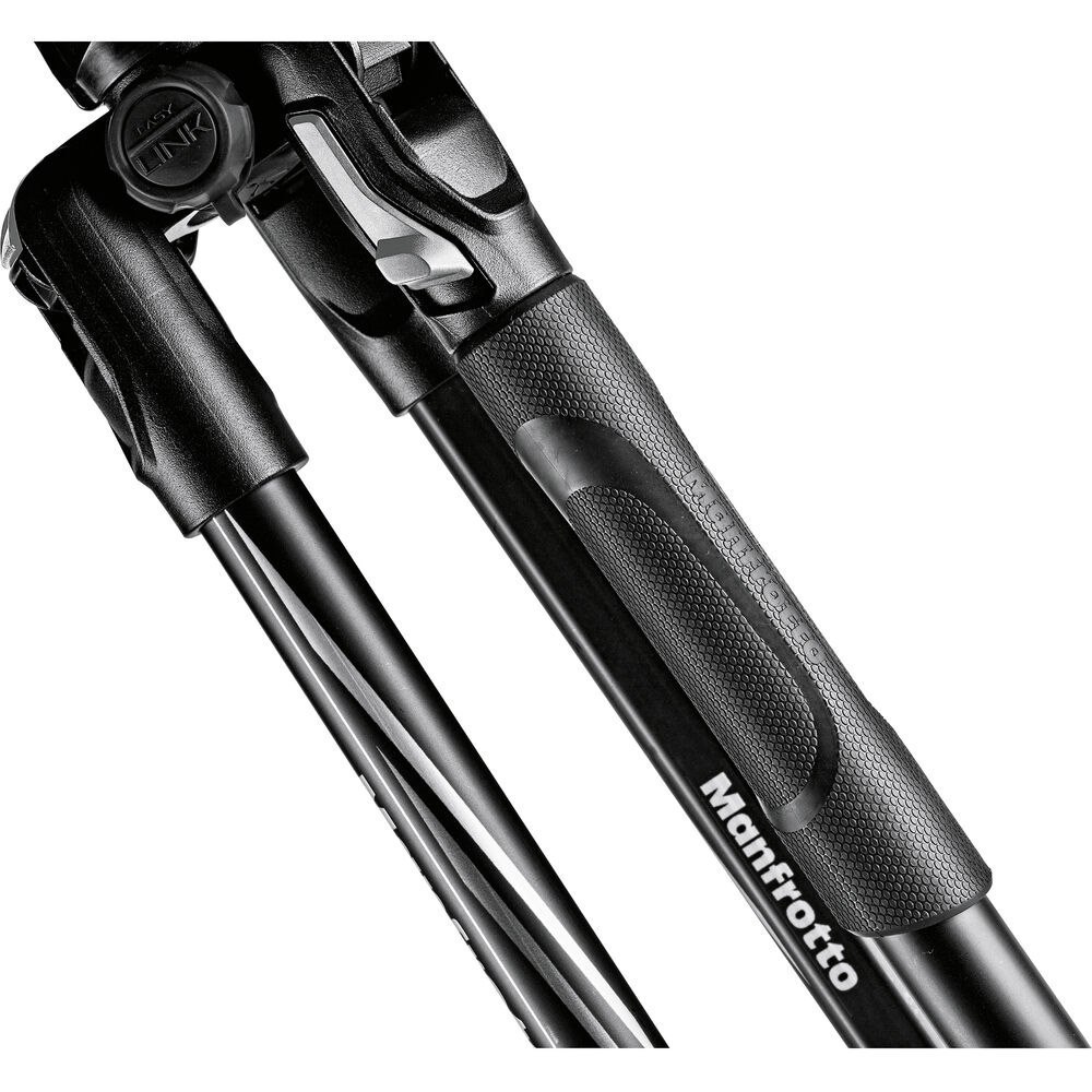 Manfrotto Befree Advanced Travel Aluminum Tripod with 494 Ball Head (Lever Locks, Black)