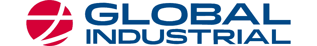 Global Industrial National Public Seating Steel Folding Chair - 2" Vinyl Seat - Double Brace - Black