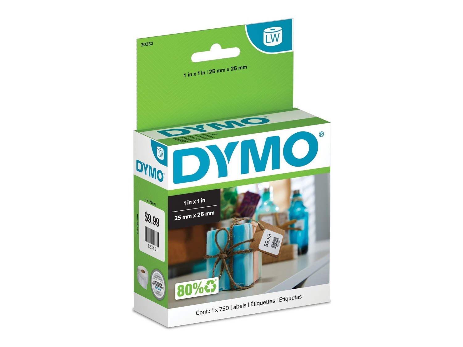 Dymo 30332 Multipurpose Label 1 X 1