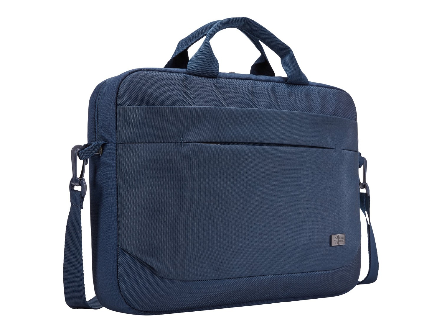Case Logic Advantage ADVA-114 Carrying Case (Attach&eacute;) for 10.1" to 14" Notebook, Tablet PC, Pen, Electronic Device, Cord - Dark Blue