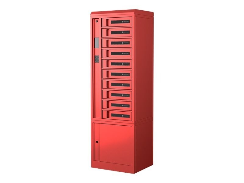 Bretford 10Bay Key/Scn Ac Adpt Red