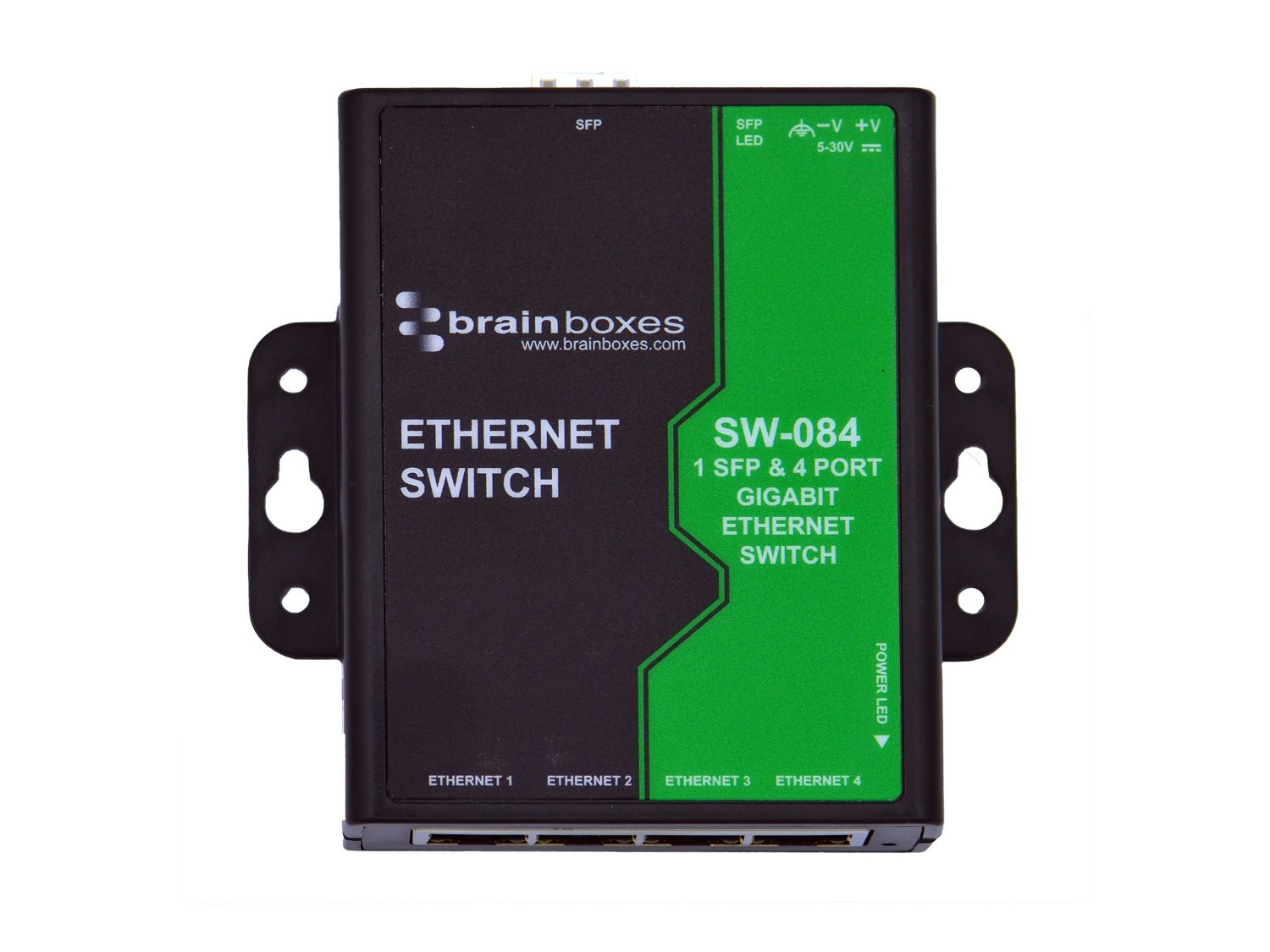 Brainboxes 1 SFP 4 Port Ethernet Gigabit