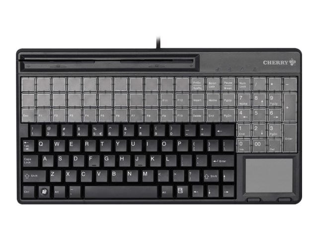 Cherry Spos 123-Key Usb Black 14" Keyboard 3-Track MSR Touchpad 123-Prog 60-Rel