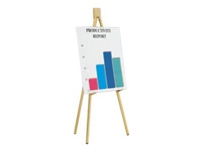 Da-Lite Heavy-Duty Dual Purpose Gold Display Easel, 6FT