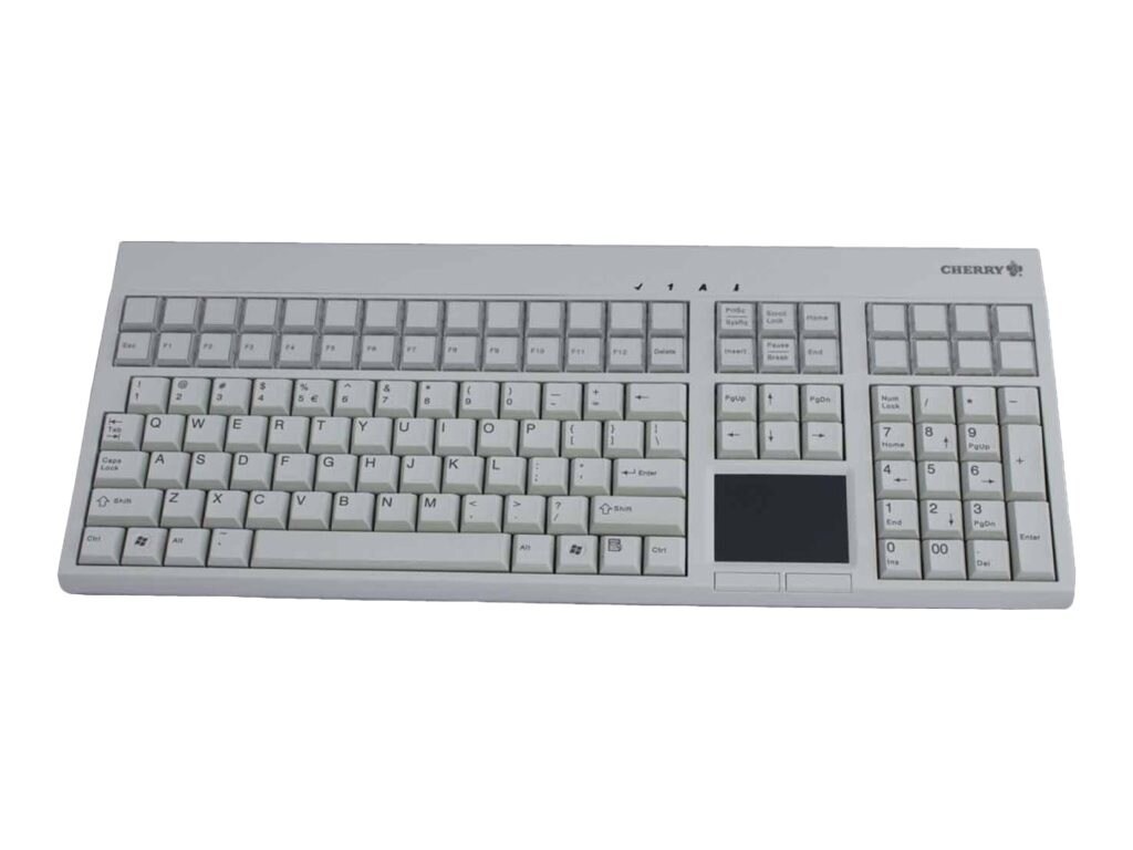 Cherry Lpos Qwerty TP Keyboard - Light Gray