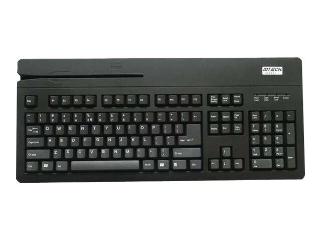 Id Tech Versa-Key Pos Keyboard, 3-Track MSR, Usb I/F, Black