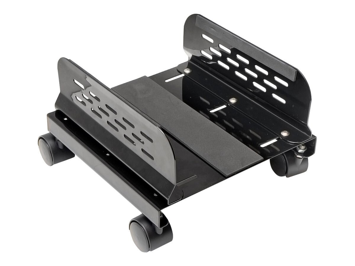 Syba Multimedia Syba Computer Stand For Atx Case With Adjustable Width, Caster Wheels, Black