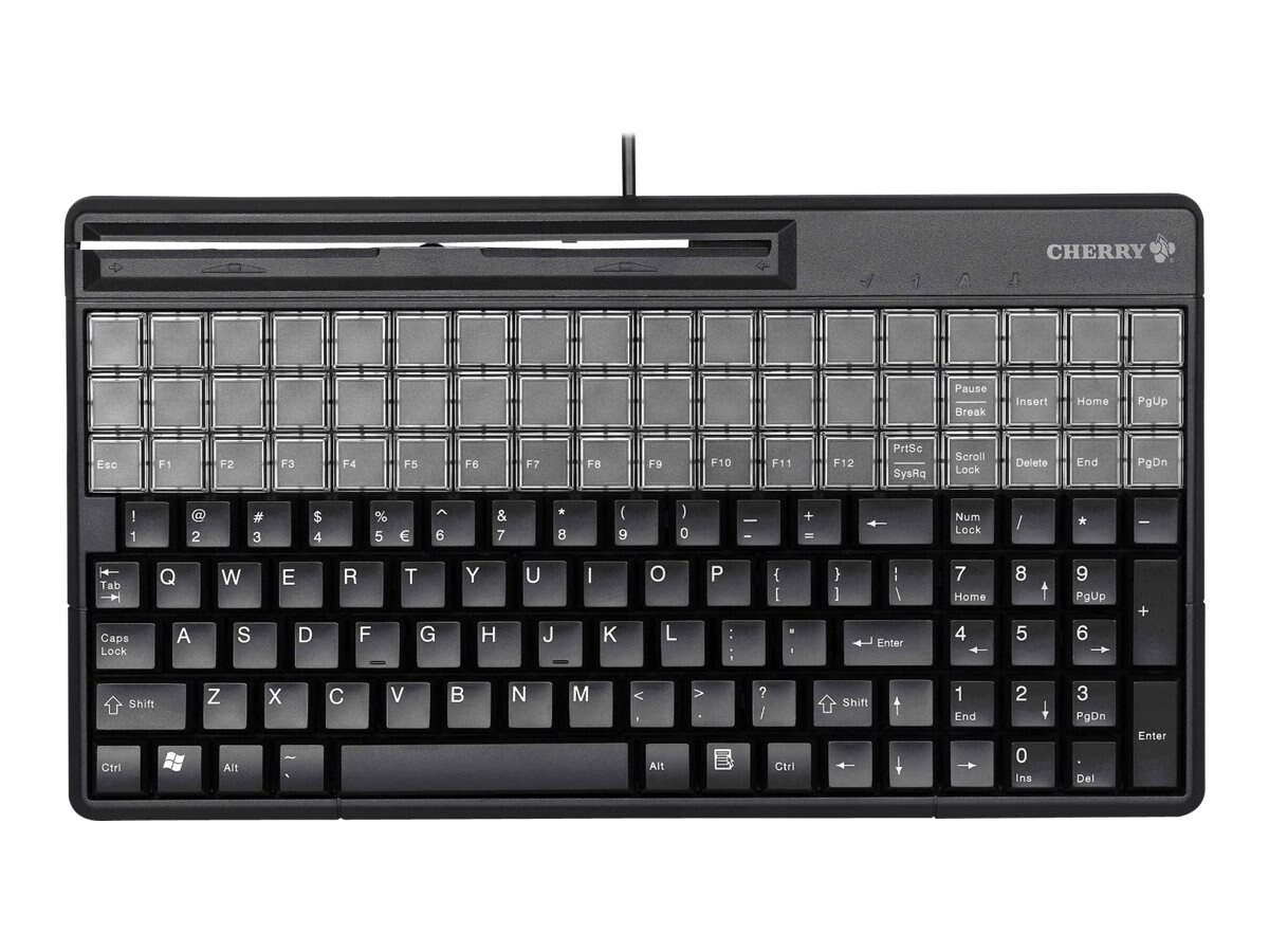 Cherry Spos Qwerty Encryptable MSR, Black