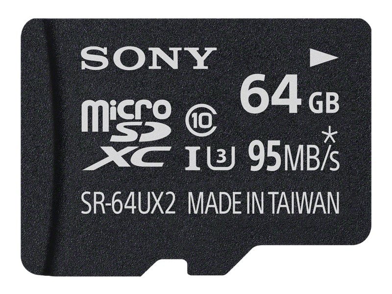 Sony 64GB MicroSDXC Uhs-I Memory Card, Class 10