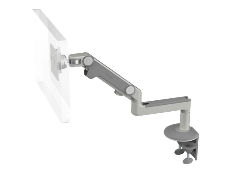 Humanscale M8 Monitor Arm With Clamp Mount, Silver/Gray