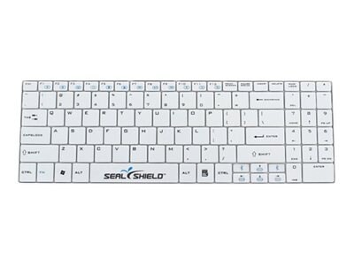 Seal Shield Cleanwipe Keyboard W/ Touchpad, White