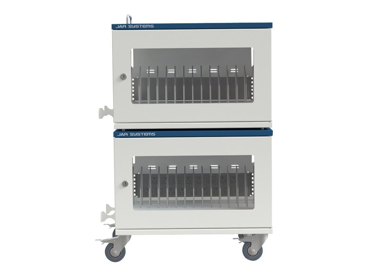 Jar Systems 32-Unit Charge And Secure Cart For ChromeBooks, Tablets, Notebooks
