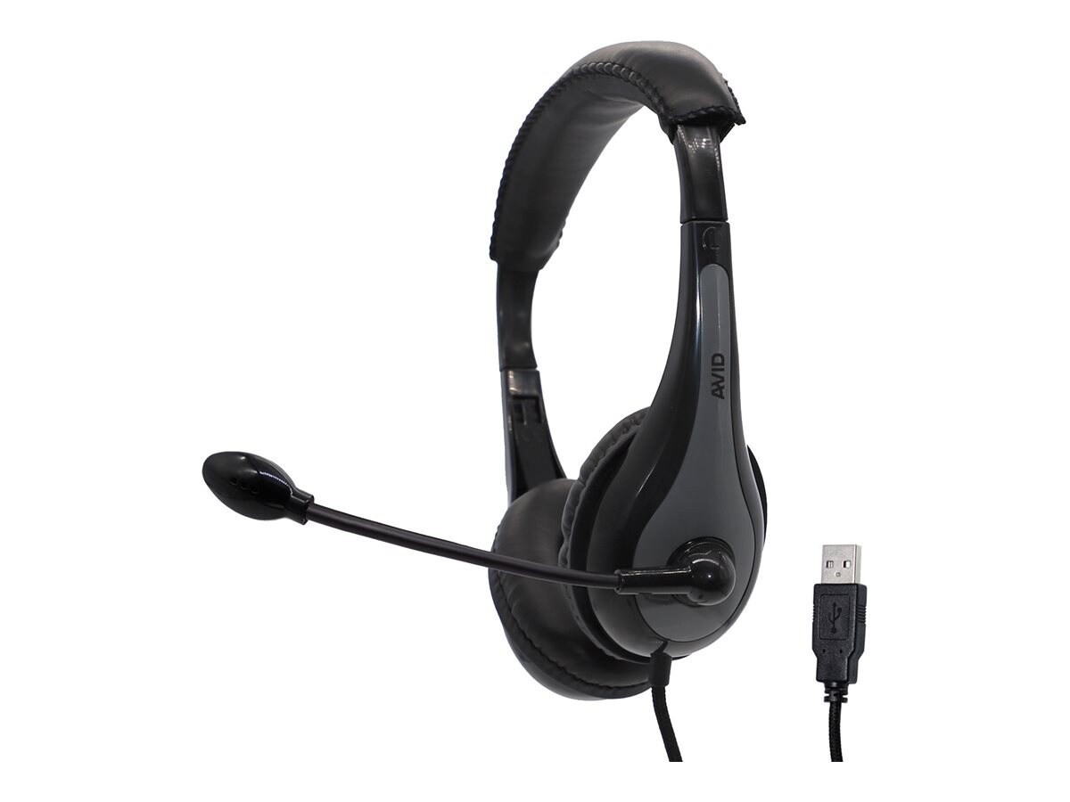Avid Ae-39 On-Ear Headphones W/ Usb Plug