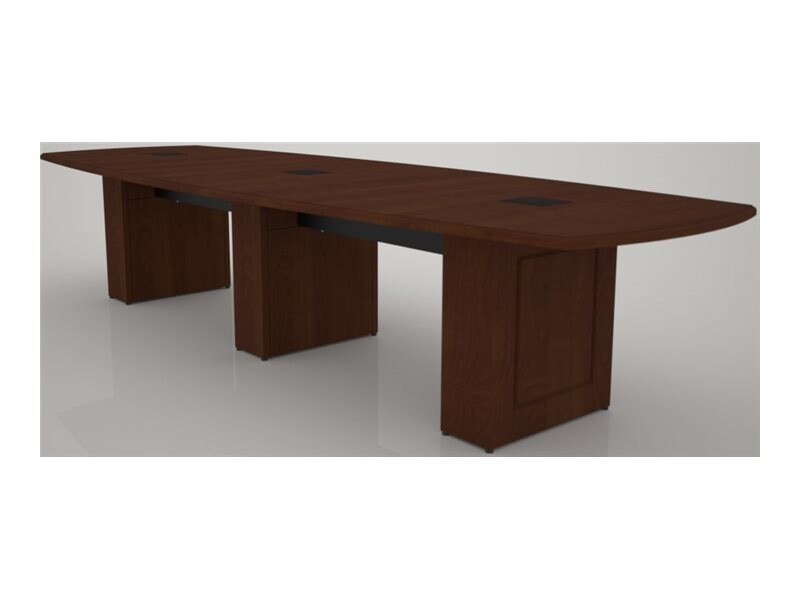 Middle Atlantic 12FT Klasik Style T5 Conference Table, Sandy Maple Veneer, Premium Edge)