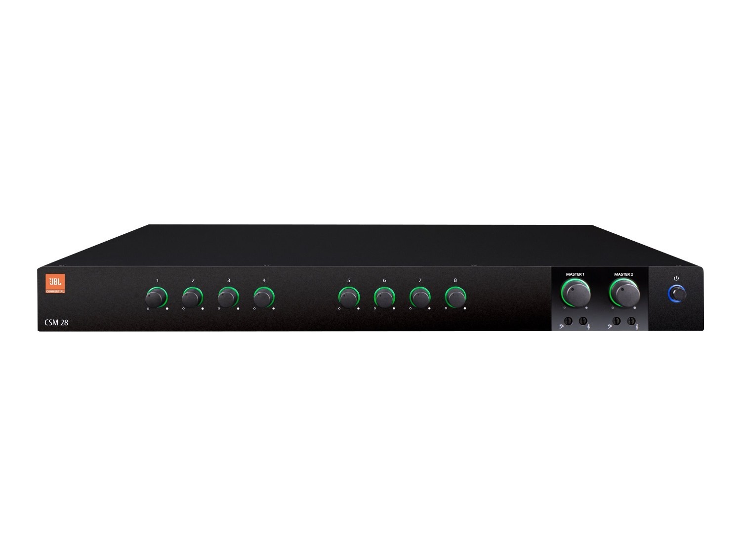JBL Ncsm28-U-Us 8 Input 2 Output Mixer Fanless !U RackMounting Kit