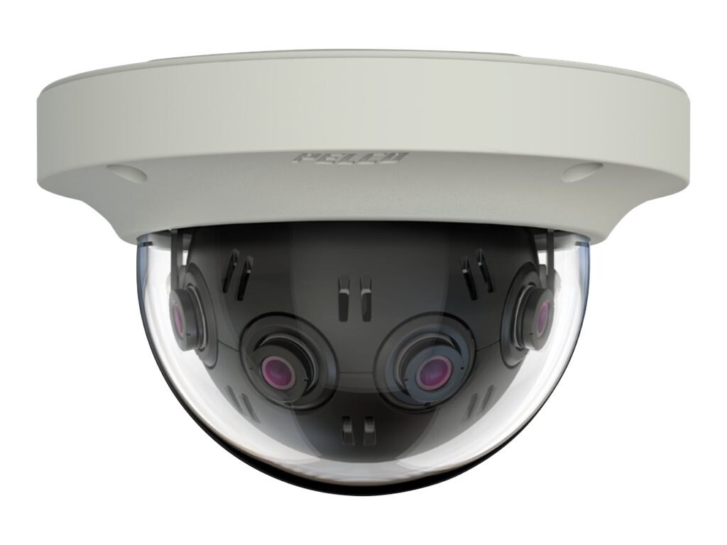 Pelco 12MP 270-Degree Panoramic In-Ceiling Environmental Vandal Network Camera, Gray