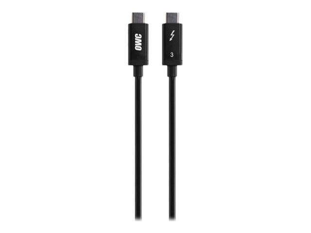 Owc Other World Thunderbolt 3 (40Gb/s) Usb-C M/M Cable, Black, 1M