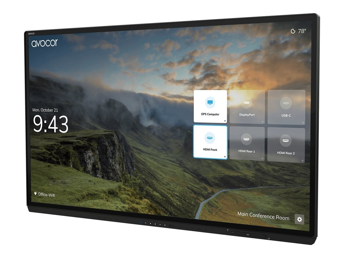 Avocor Avocor 65'' 4K InGlass Interactive Touchscreen Display