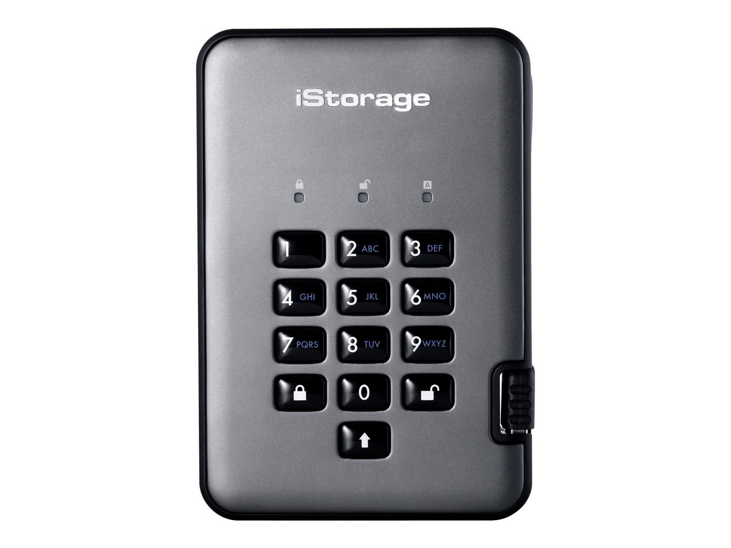 iStorage 128GB diskAshur Pro2 256-Bit Classified External Solid State Drive - Graphite