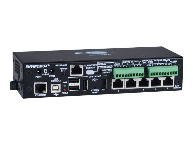 Network Technologies Network Tech Medium Enterprise Environment Monitoring System, 5-RJ45 Sensor Ports